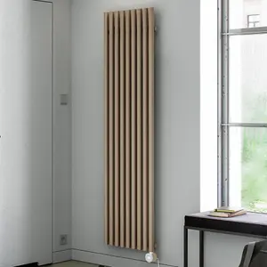 Terma 230V 1kW Quartz Mocha Smart Vertical Oil-filled radiator