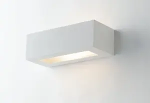 Luminosa CANDIDA Up & Down Wall Light White 22x9x7cm