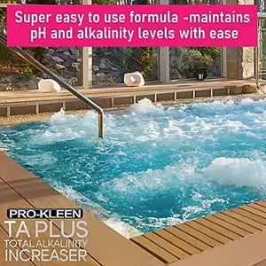 Pro-Kleen TA Plus Total Alkalinity Increaser - Increases Alkaline Levels in Pools, Hot Tubs & Spas - Balances pH Levels 1kg