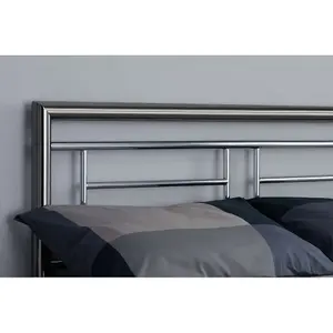 Birlea Montana King Bed Silver