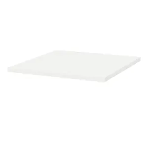 GoodHome Konnect White Rectangular Shelf (L)33cm x (D)31.5cm