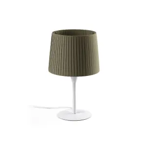 Luminosa Samba Table Lamp Round Tapered Green, E27