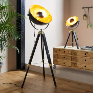 EGLO Floor Lamp Black/Gold COVALEDA (21)