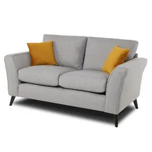 Modern Home Caxton 2 Seater Sofa Silver