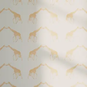 Lick White & Yellow Animal 03 Textured Wallpaper Sample