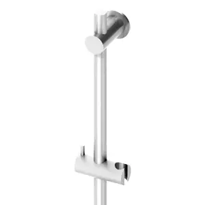 Aquadry Oria Chrome effect Straight Adjustable shower riser rail, 78.8cm