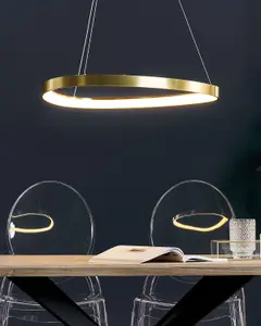 Metal LED Pendant Lamp Gold KRABURI