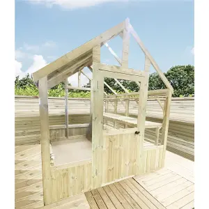 12 X 8 Pressure Treated Tongue And Groove Greenhouse + Bench