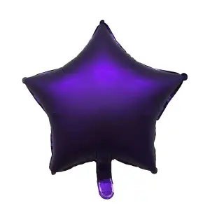 Realmax Star Foil Balloon (Pack of 10) Purple (One Size)