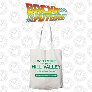 Back the Future Hill Valley Tote Bag