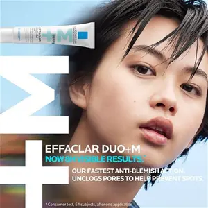 La Roche-Posay Effaclar Duo+M Anti-Blemish Corrective Gel Moisturiser For Oily, Blemish-Prone Skin 40Ml