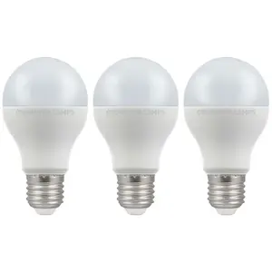 Crompton Lamps LED GLS 15W E27 Warm White Opal (100W Eqv) (3 Pack)