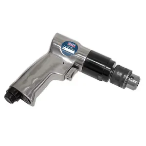 Sealey 10mm 1800 RPM Reversible Air Drill With Polished Aluminium Housing SA24