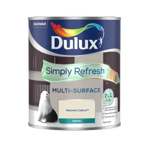 Dulux Simply Refresh Natural Calico Eggshell Multi-surface Emulsion paint, 750ml