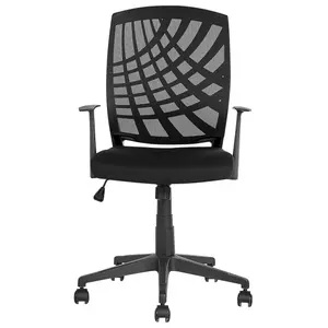 Beliani Modern Office Chair Black BONNY