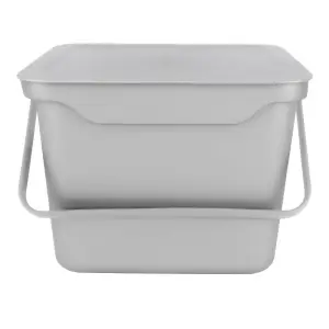 Easy Eco - 5L Compost Caddy - Light Grey