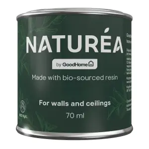 GoodHome Naturéa Snow Velvet matt Wall paint, 70ml