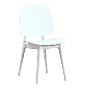 UK HomeLiving Art Dining Chair White