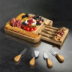 SoulMoetye Bamboo Cheese Board