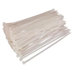 Sealey Cable Ties Heat Resistant 200 x 4.8mm White Pack Of 100 CT20048P100W