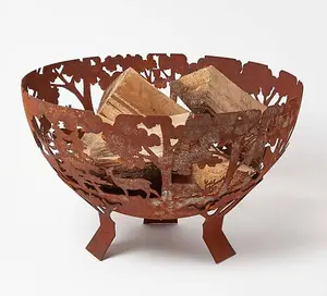 Fire Bowl - Woodland Scene - (FF262)