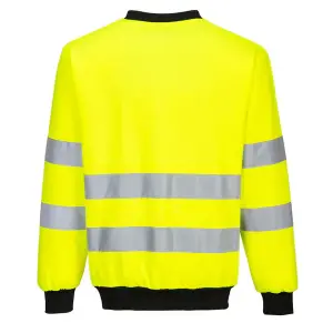 Portwest PW2 Hi-Vis Crewneck Sweatshirt