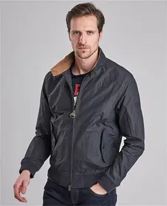 Men's Barbour Steve Mcqueen Rectifier Harrington Casual Jacket - Navy - UK: S