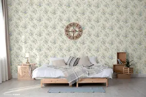 SK Filson Blue Floral Wallpaper