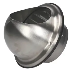 Awenta 150mm Air Ejector Stainless Steel Duct Cap Semicircular Outside Box Casing Cover