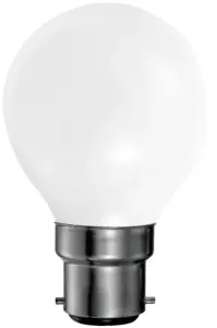 Harper Living 5 Watts B22 BC Bayonet LED Light Bulb Opal Golf Ball Warm White Dimmable, Pack of 3