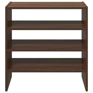 Berkfield Shoe Racks 2 pcs Stackable Brown Oak 60x30x30.5 cm