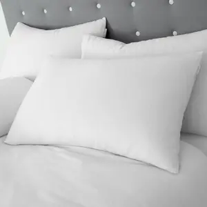 Brushed Cotton Duvet Cover Set White /  Single - 1 Standard Pillowcase