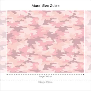 Camo Mural In Pink (300cm x 240cm)