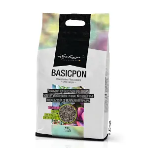 LECHUZA BASICPON Peat-Free Houseplant Potting Mix for Indoor Plants Fertilizer-free Potting Compost 12 Liter