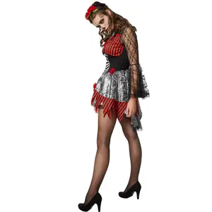 Scary Dancer - Halloween fancy dress costume for women - black/red M