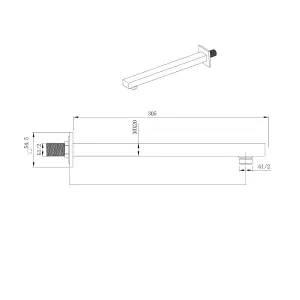 Zoia Gold Double Outlet Thermostatic Valve with Square Controls & Slide Rail Kit, Showerhead & Arm