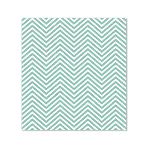 Geometric Chevron Pattern Premium Glass Kitchen Splashback W600mm x H750mm