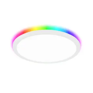 Sylvania SylSmart SylRadiance Tuneable White with Colour Halo Smart Integrated LED Ceiling Light