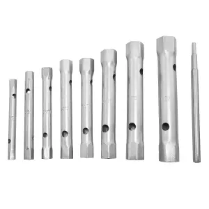 Box Spanner Set - 8 Pack of Spanners for Radiators, Taps and More - 6 to 20mm