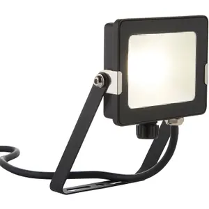 4 PACK Outdoor Waterproof LED Floodlight - 20W Cool White LED - Matt Black