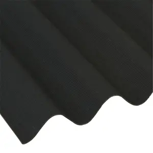 PACK OF 15 (Total 15 Units) - Premium Corrugated 2.6mm Thick Bitumen Black Roof Sheets - 2000mm x 950mm (855mm Cover)