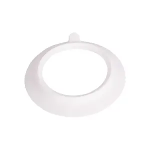 Tiny Dining - Children's Bamboo Bowl Suction Cup - White