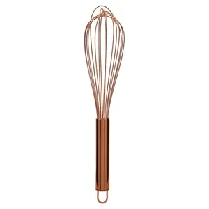 Canora Grey Dixon Stainless Steel Whisk Rose Gold / 8cm H x 39cm W