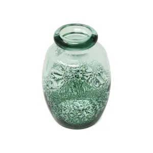 Recycled Glass Rimma Clear Home Décor Small Teardrop Vase (H) 16cm