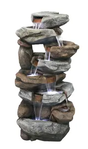 Aqua Creations Oklahoma Rock Falls Mains Plugin Powered Water Feature