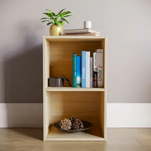 Gerardi Standard Bookcase Oak / 54 cm H x 32 cm W