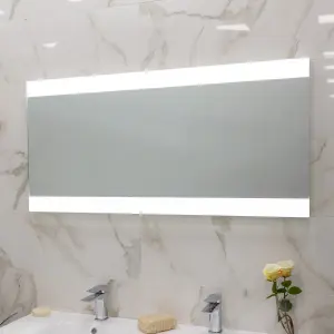 Amy LED Illuminated Bathroom Mirror (H)600mm (W)1250mm