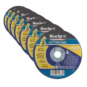 HomeSmart Pack of 30 Metal Cutting Discs 75mm x 1.6mm for 3" Air Cut Off Tools, Precision Cutting