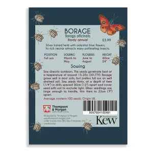 Borage Promo New Kew Range 1 Seed Packet