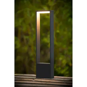 Lucide Goa Modern Bollard Light Outdoor - LED - 1x6,5W 3000K - IP54 - Anthracite